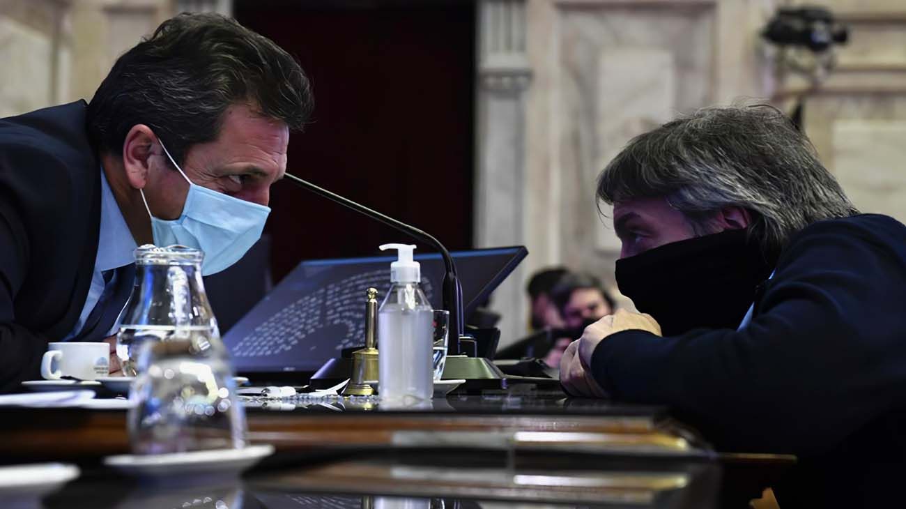 El tándem Massa-Máximo busca acuerdo con la oposición por el formato de sesiones