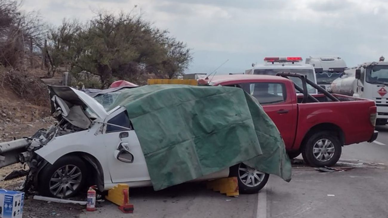 Una pareja mendocina volvía de un tour de compras en Chile y murió en un choque frontal