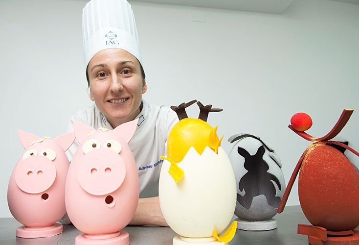 Arte en chocolate: el diseño llega a los huevos de Pascua