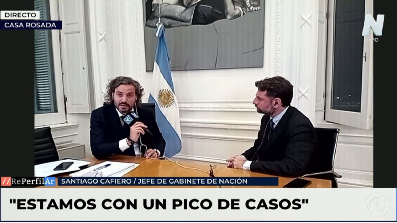Santiago Cafiero: "Las medidas restrictivas son para darle tiempo a la vacunación"