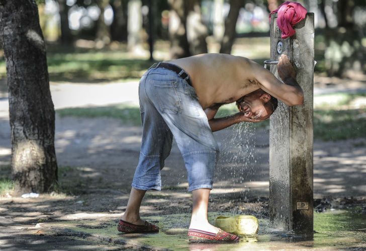 El Servicio Meteorológico estableció el alerta naranja por la ola de calor