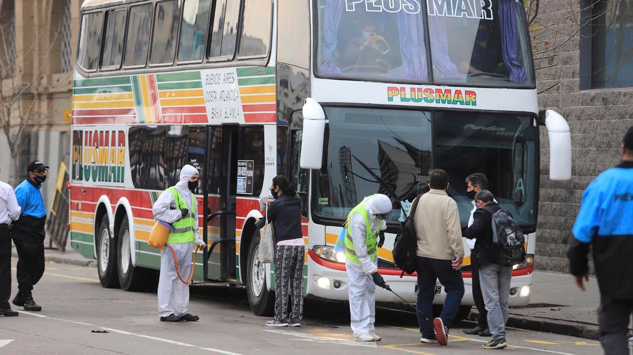Micros de larga distancia: bajó un 80 por ciento la demanda
