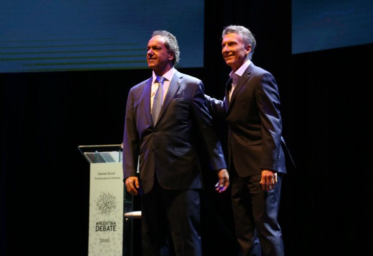 Las frases más picantes del debate presidencial entre Scioli y Macri
