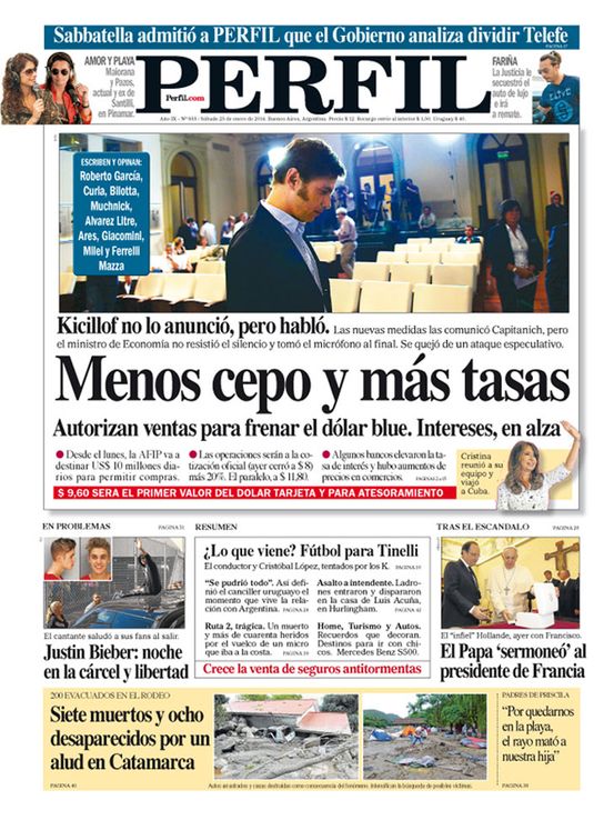 Menos cepo y más tasas