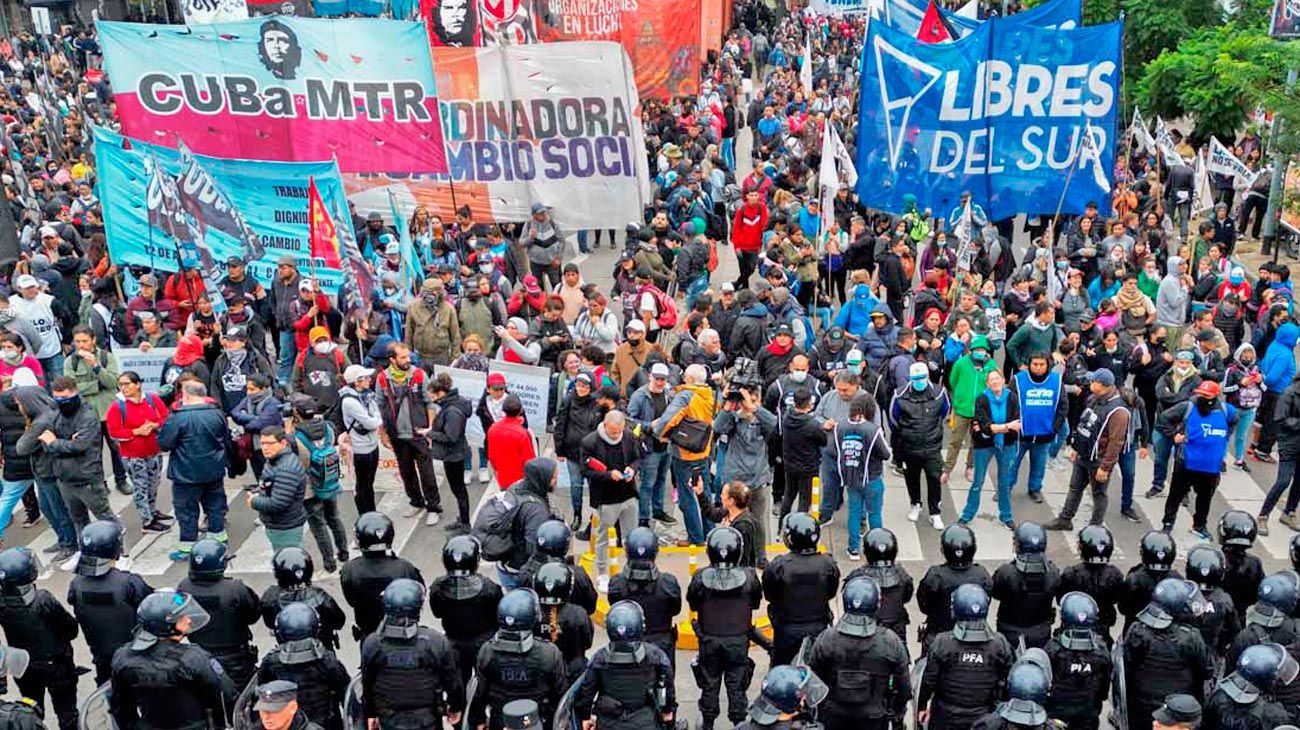Los movimientos sociales quieren instalar que hay una “persecución”