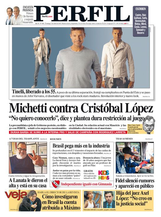 Michetti contra Cristóbal López