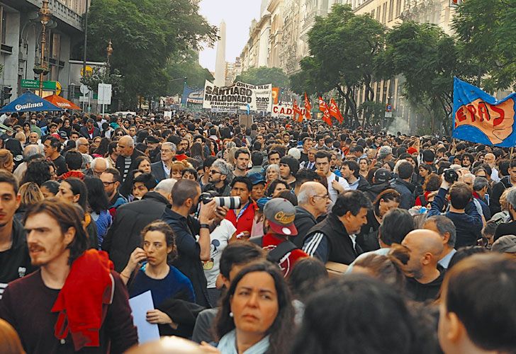 Masiva marcha por Maldonado reclamó la renuncia de Bullrich