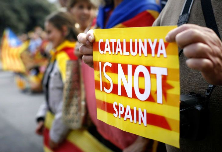 El delirio se apoderó de Cataluña