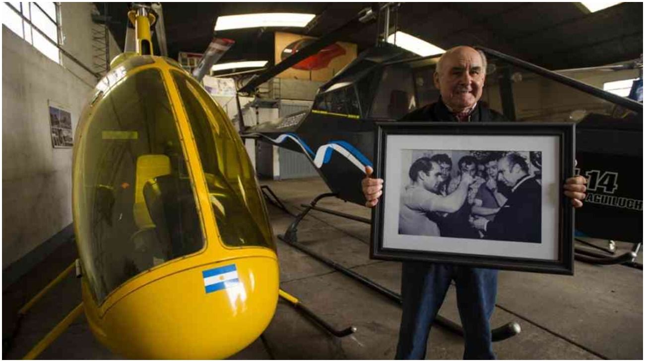Quién era Augusto Cicaré, el destacado constructor de helicópteros del que Macri se despidió