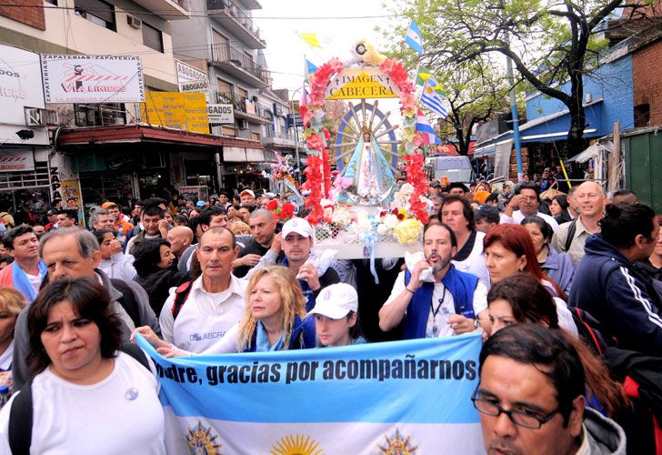 Comenzó la tradicional peregrinación a Luján