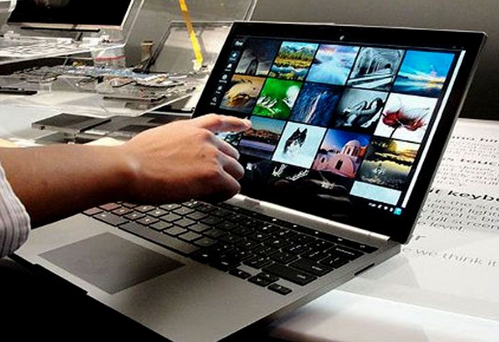 Google lanza una portátil táctil propia