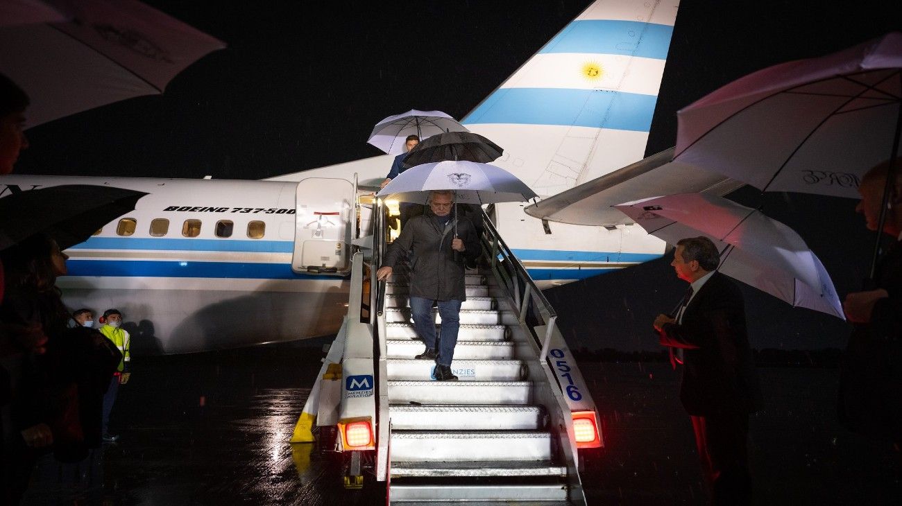 Alberto Fernández ya está en Colombia para participar de la asunción de Gustavo Petro