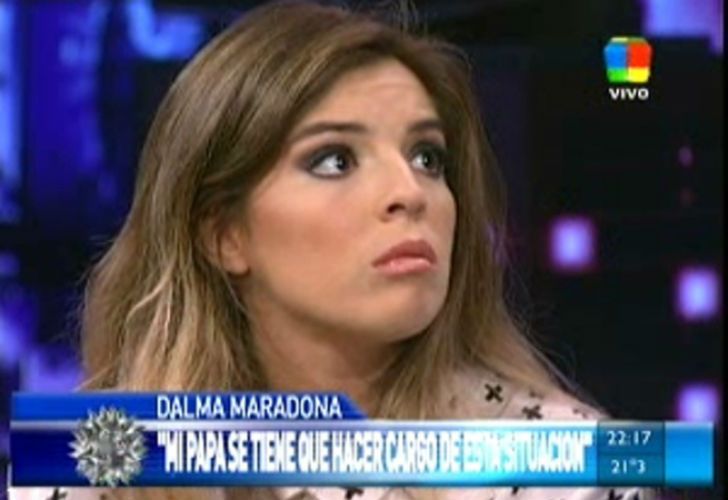 Habló Dalma Maradona: "Voy a defender a mi mamá y a mi hermana siempre"