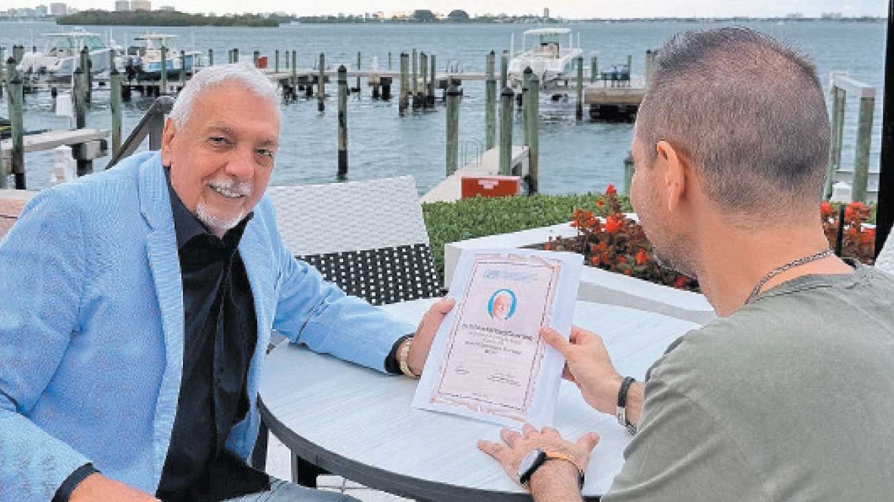 Eduardo Pérez Guerrero, un Embajador de la Paz en Miami