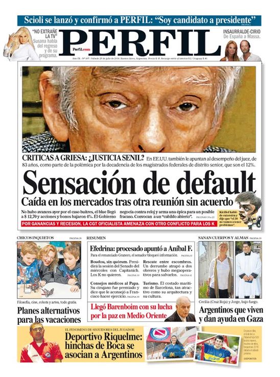 Sensación de default