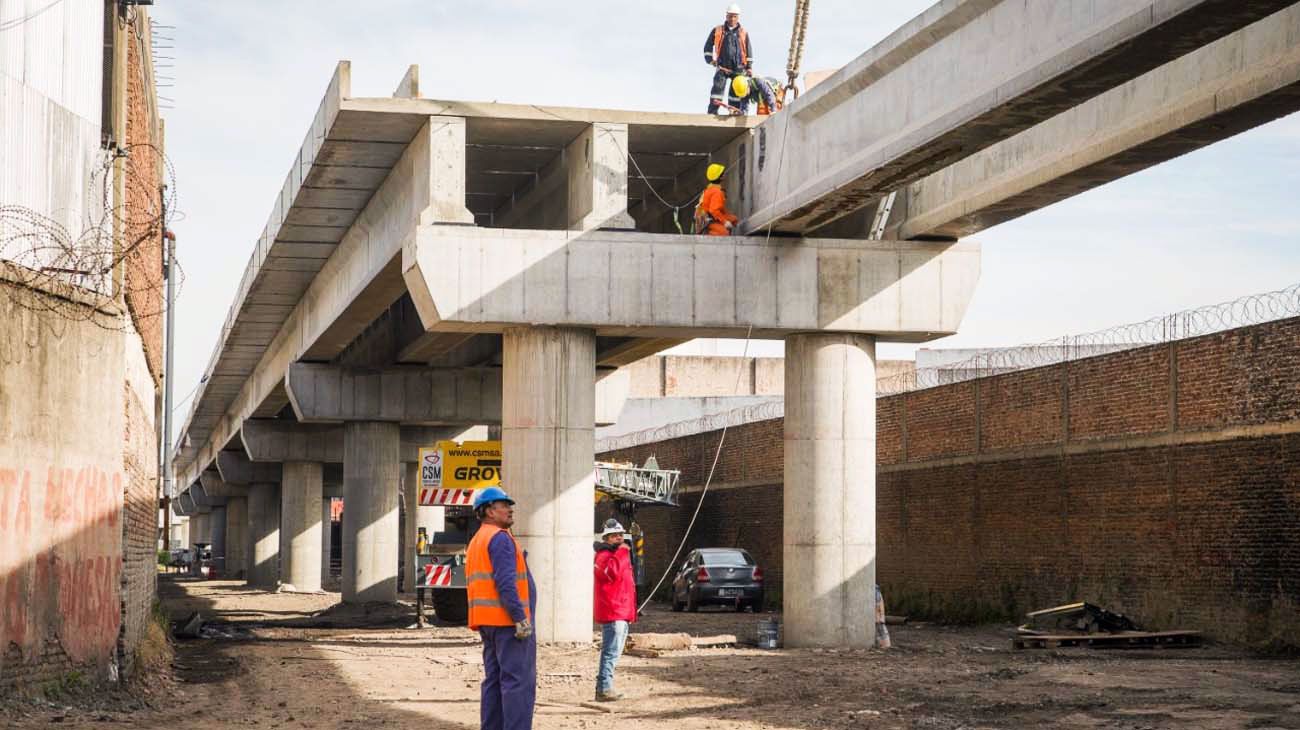 El viaducto Belgrano Sur ya está listo al 30% y prevén que funcione en un año