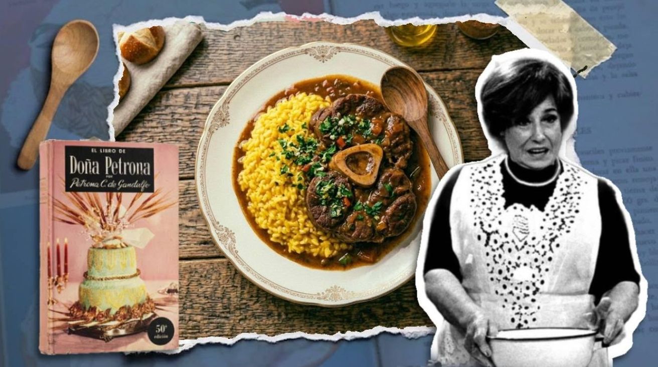 La receta de ossobuco de Doña Petrona: técnica de cocción lenta y arroz al caldo