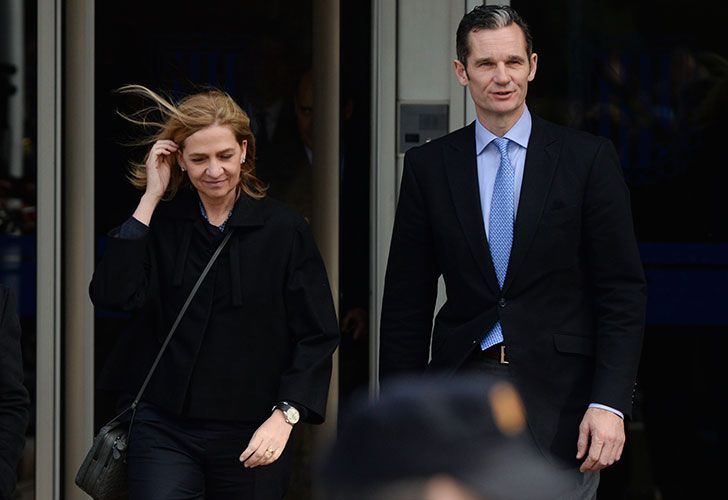 La infanta Cristina absuelta en España, su marido condenado a prisión