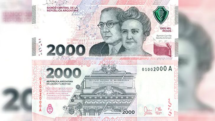 Los 10 elementos de seguridad del nuevo billete de $2000 según el BCRA