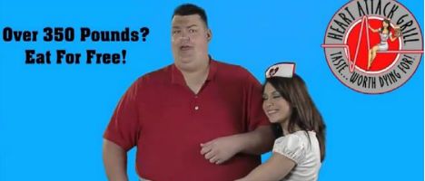 Muere un obeso que publicitaba comida chatarra