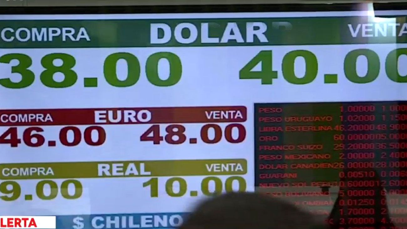 El dólar llegó al récord histórico de $42 y cayó en el cierre tras la subasta del Banco Central