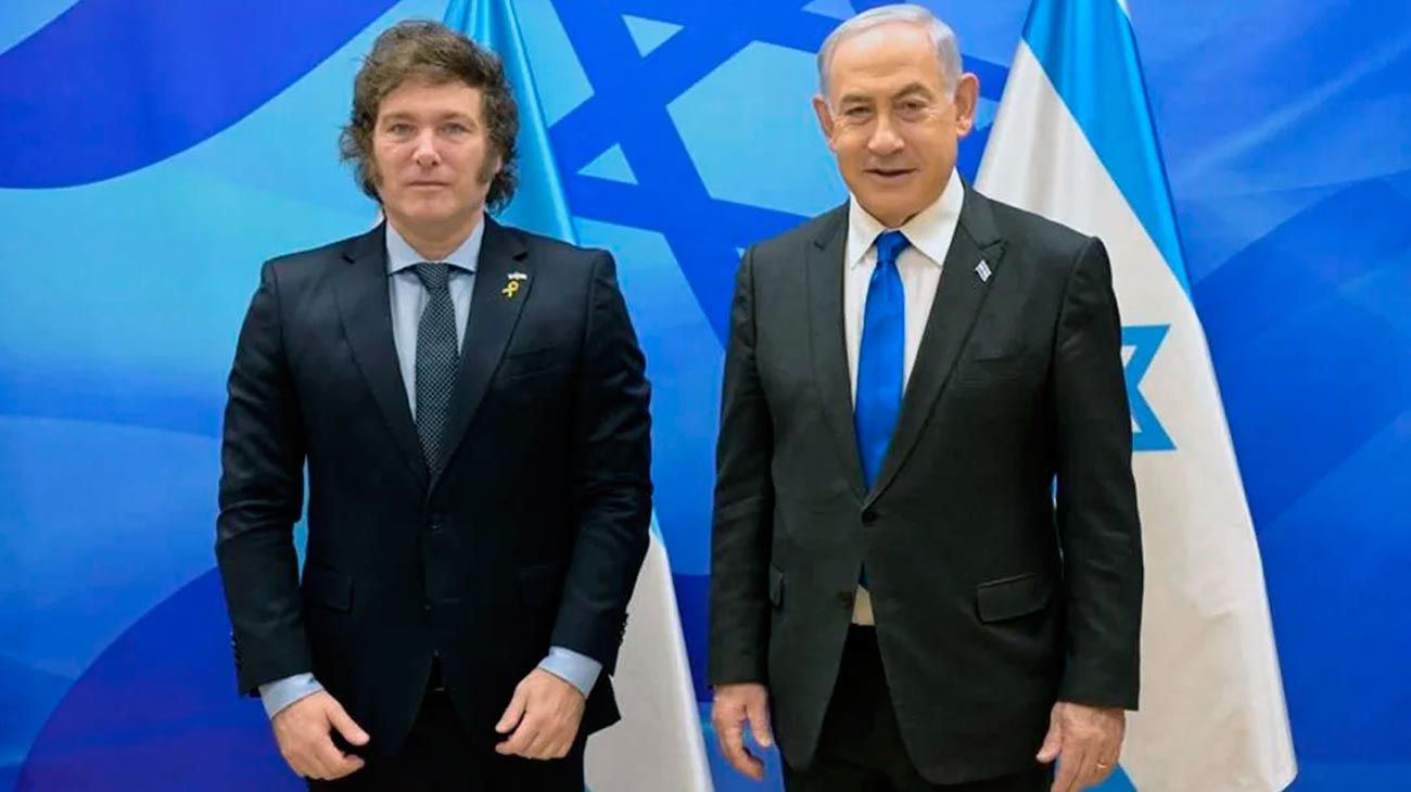 Javier Milei llega a Israel y comienza con sus actividades en Tel Aviv