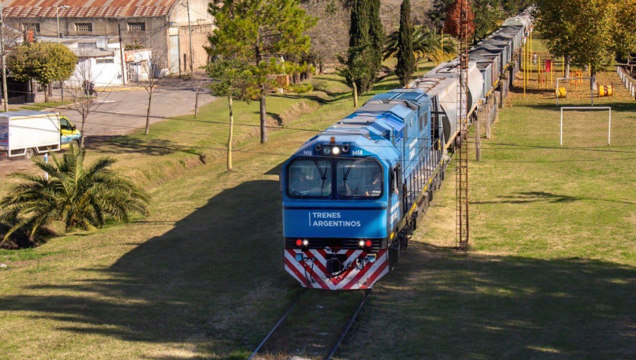 El transporte de cargas por Trenes Argentinos aumentó 39%