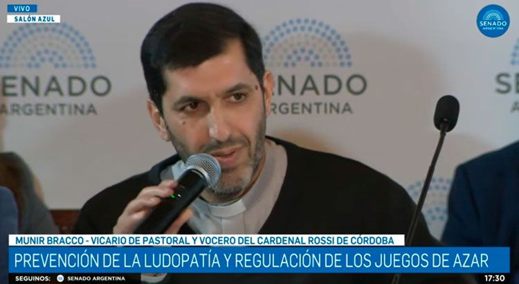 El video viral del cura cordobés Munir Bracco contra las apuestas online
