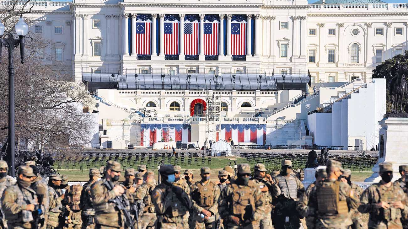 Washington blindado para evitar ataques en la asunción de Biden