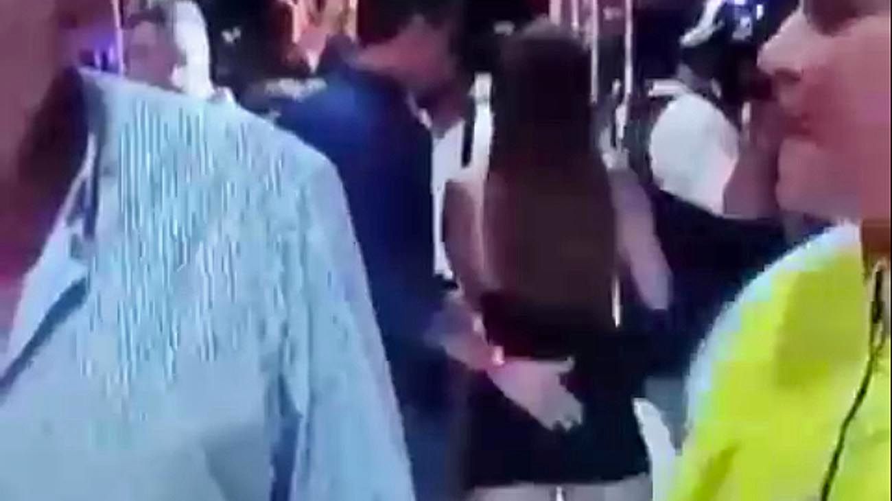 Habló la mujer que apareció en el video junto al Intendente de Concordia: "No me tocó"