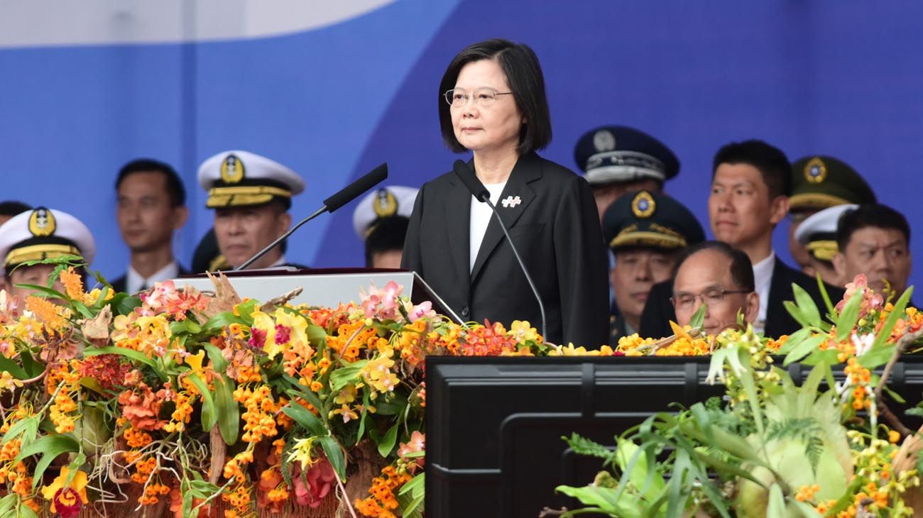 La presidenta de Taiwán llamó a la "coexistencia pacífica" con China