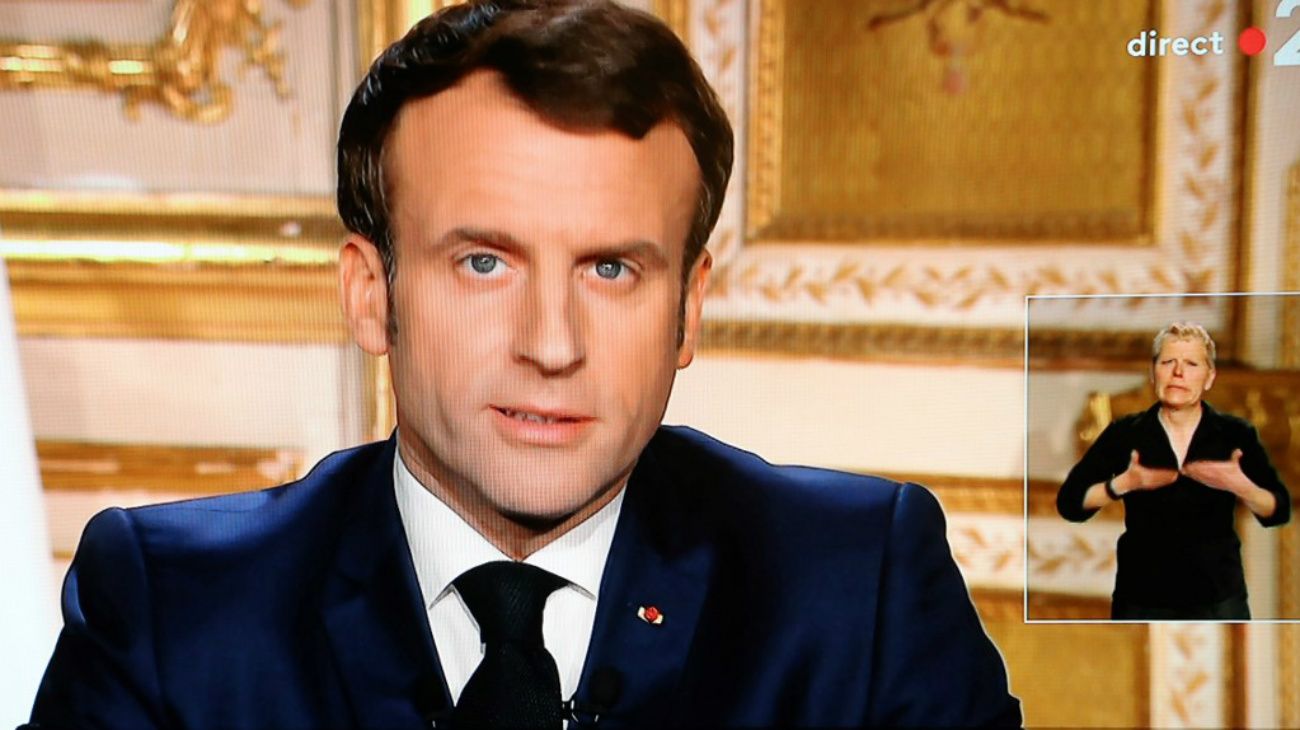 Coronavirus: las agresivas medidas de Emmanuel Macron para aislar a Francia del mundo