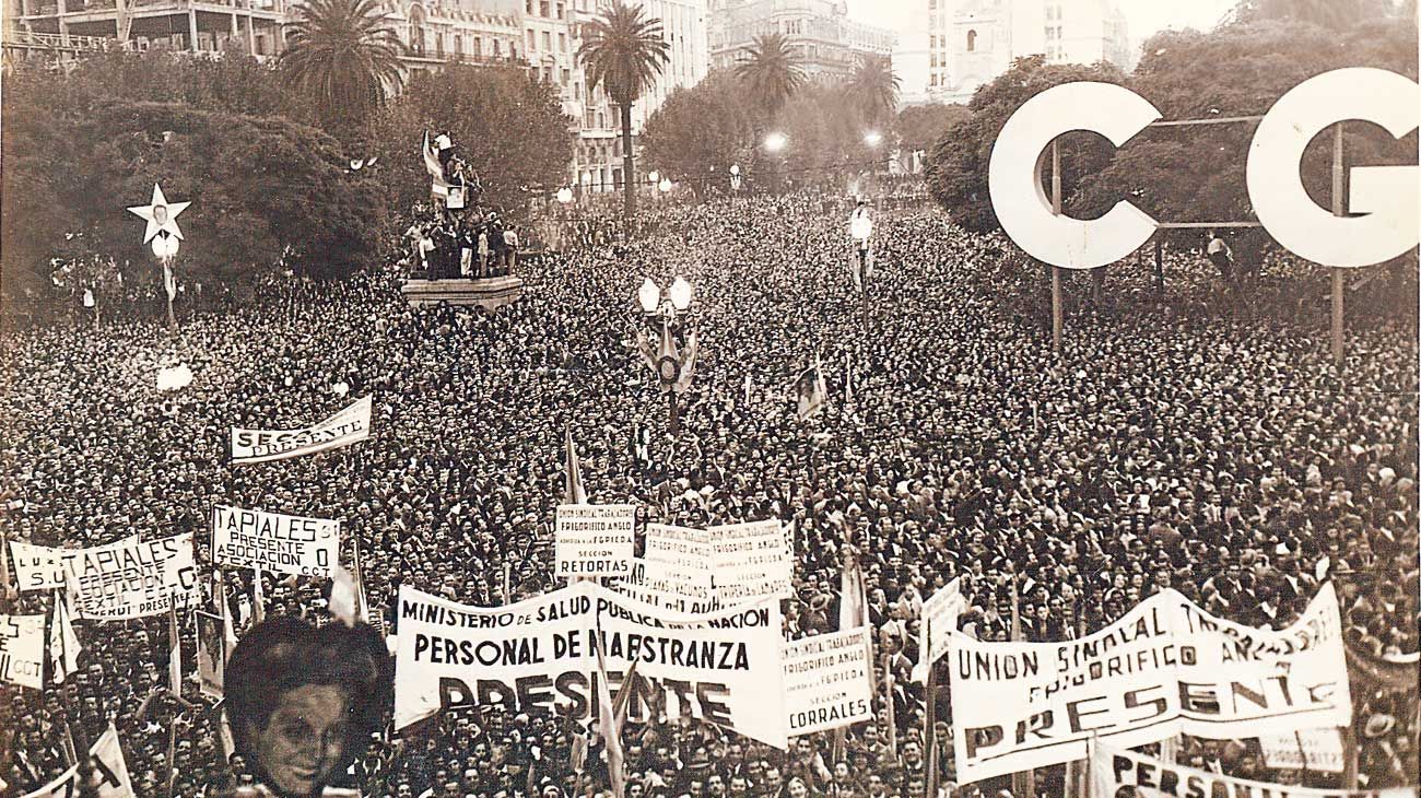 Cuando la CGT se transformó en ‘depositaria’ de las ideas de Perón