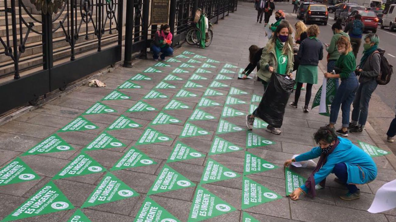 Relanzan la campaña por el aborto: "sentada nacional" y reunión con Sergio Massa
