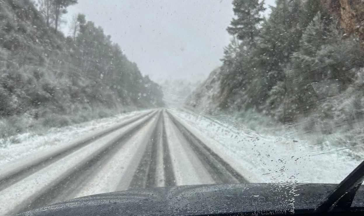 Nieve en Buenos Aires: las localidades donde ya se registra el fenómeno
