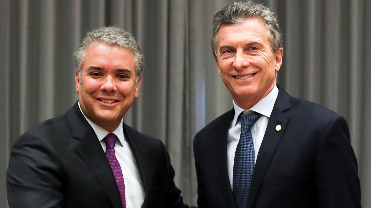 Tras la visita de Bolsonaro, Macri recibe al presidente de Colombia