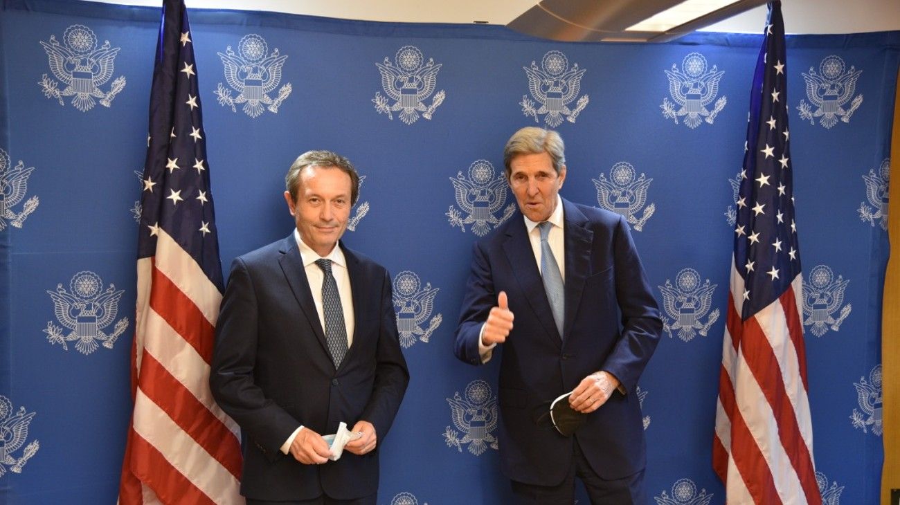 Gustavo Beliz se reunió con John Kerry en Washington con una agenda climática