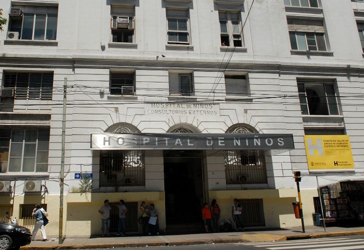 Escape de gas en el Hospital de Niños