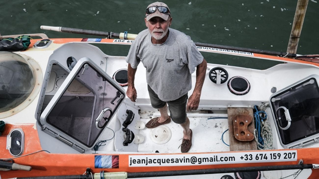 Encuentran muerto al francés de 75 años que intentaba cruzar el Atlántico en una canoa