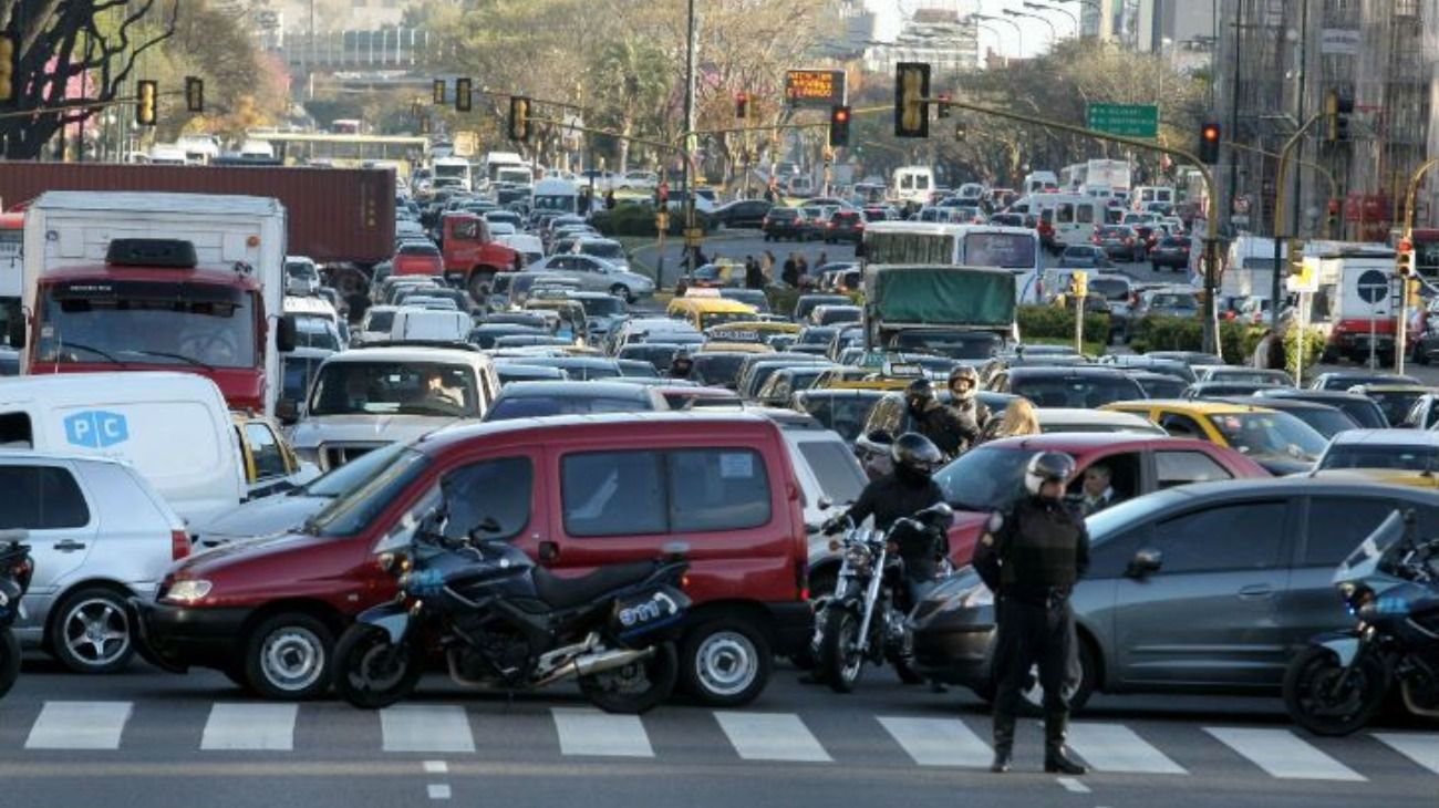 Cortes y marchas afectaran el tránsito en la Ciudad de Buenos Aires
