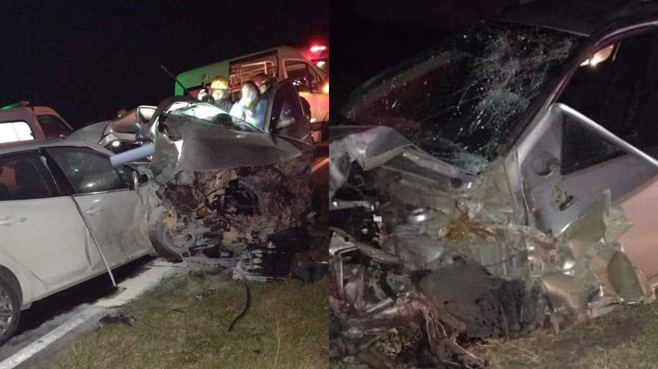 Tres personas murieron en un choque frontal en la Ruta 12 en Corrientes