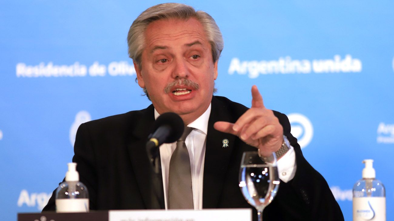 Alberto Fernández: "No estoy seguro si tocamos el pico o si puede ser mayor, depende de nosotros"