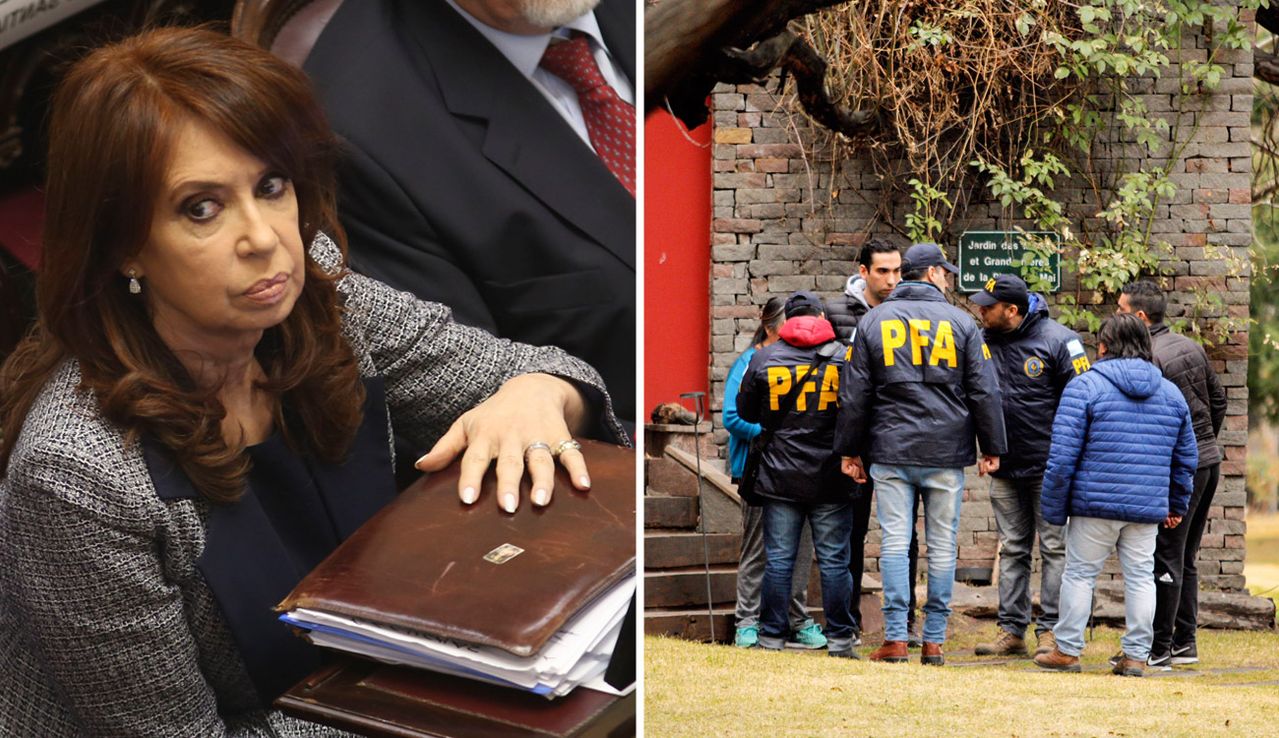Cristina Kirchner negó en su web que haya bóvedas en su casa
