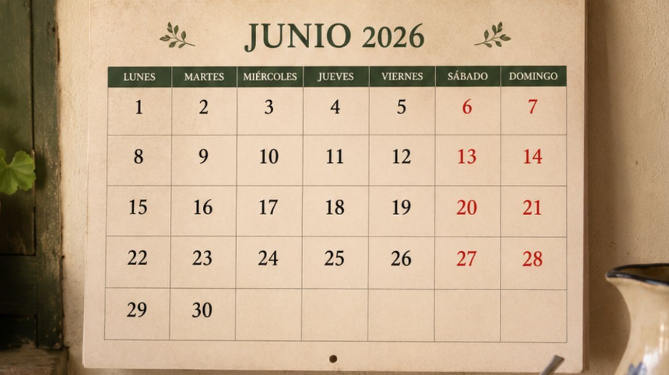 Llega un nuevo fin de semana largo: estos son los feriados de junio 2026 en Argentina