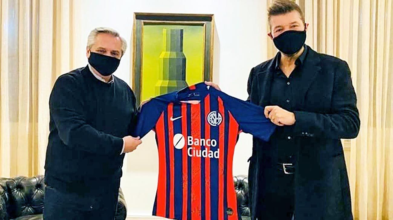 Un encuentro del Presidente y Tinelli con mira en la conducción de la AFA