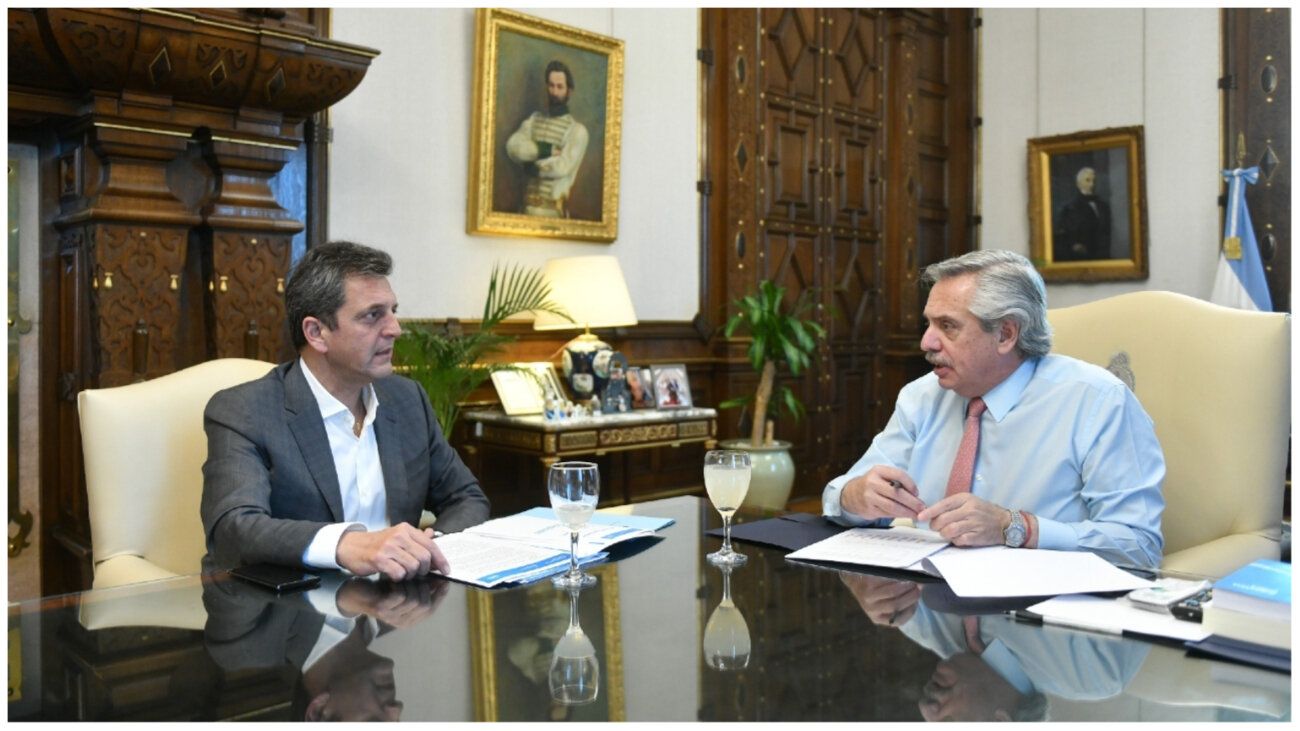 El día 1 de Sergio Massa como superministro incluyó reunión con Alberto Fernández en Casa Rosada