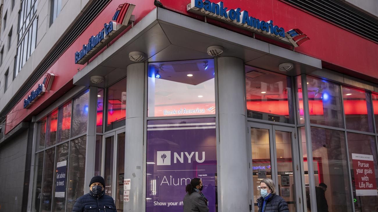 Clientes del BofA retiraron u$s 2.300 millones de acciones estadounidenses