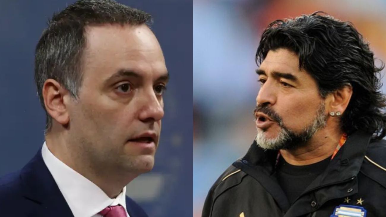 Manuel Adorni explicó su "ninguneo" a Diego Maradona: qué dijo