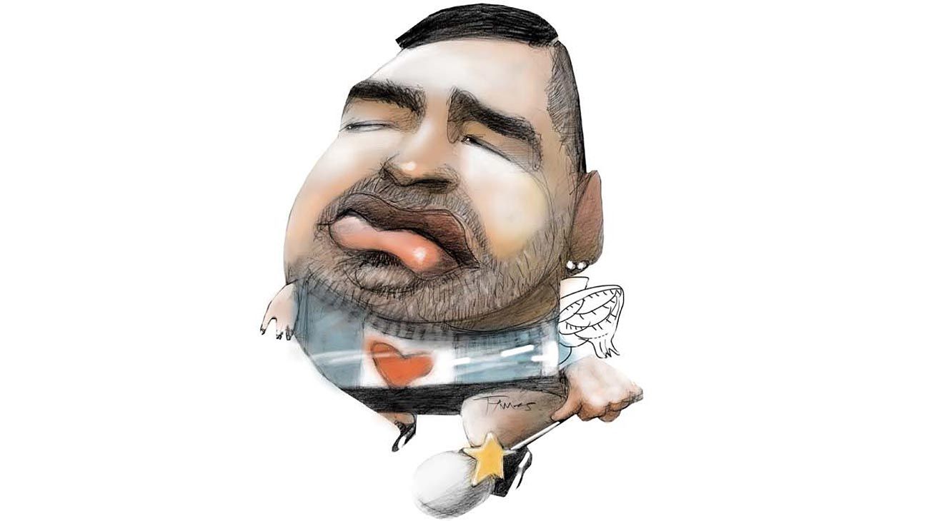 El velatorio de Diego Maradona