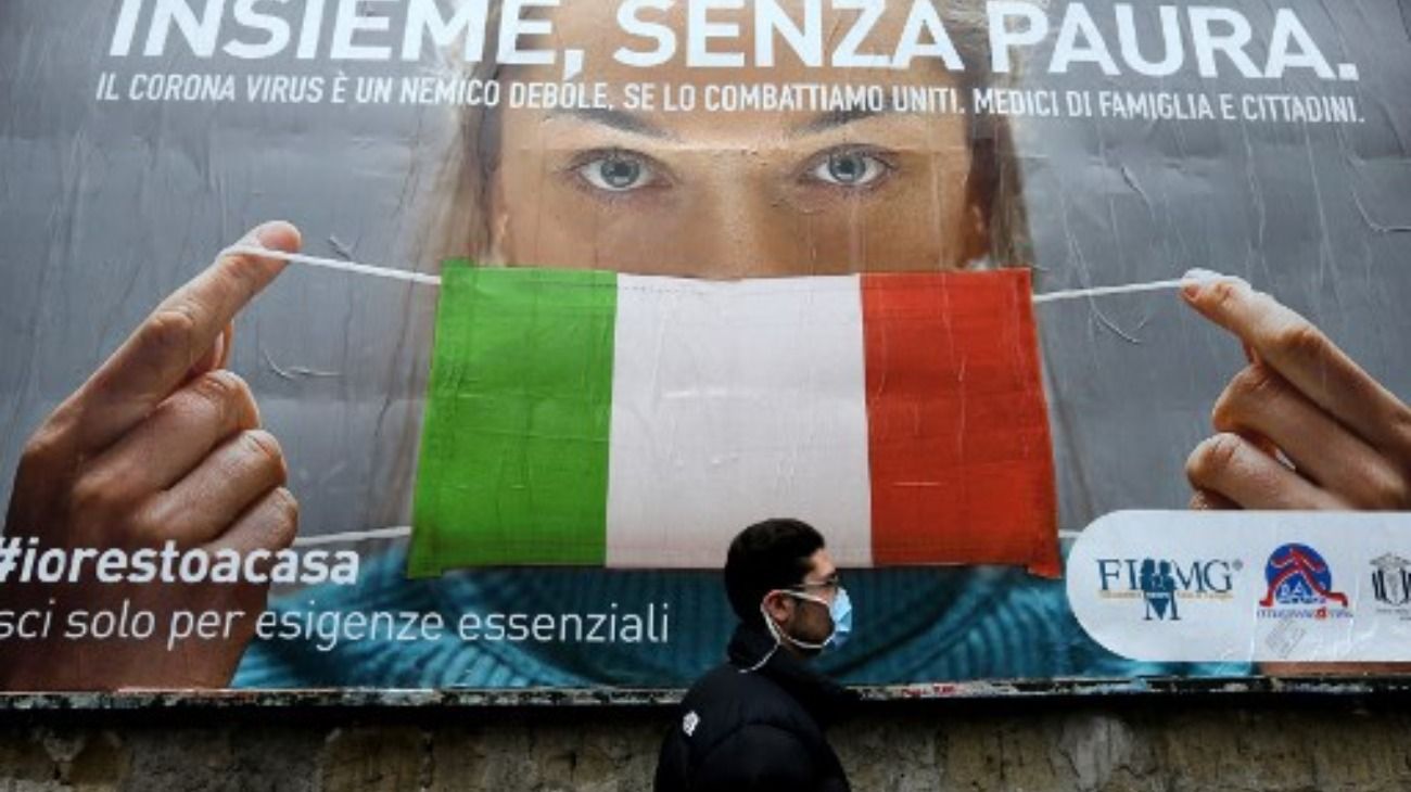 Italia duele: más de 600 muertos en las últimas 24 horas